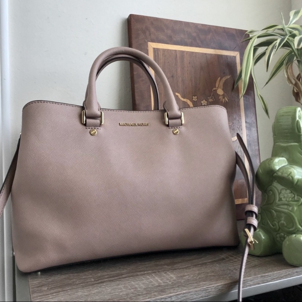 Michael Kors | Savannah Large Saffiano Satchel